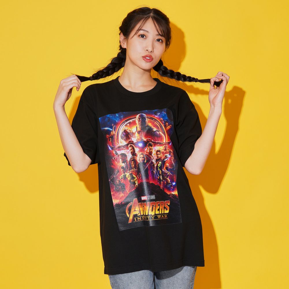 マーベル アベンジャーズ インフィニティ・ウォー ポスターアート Tシャツ