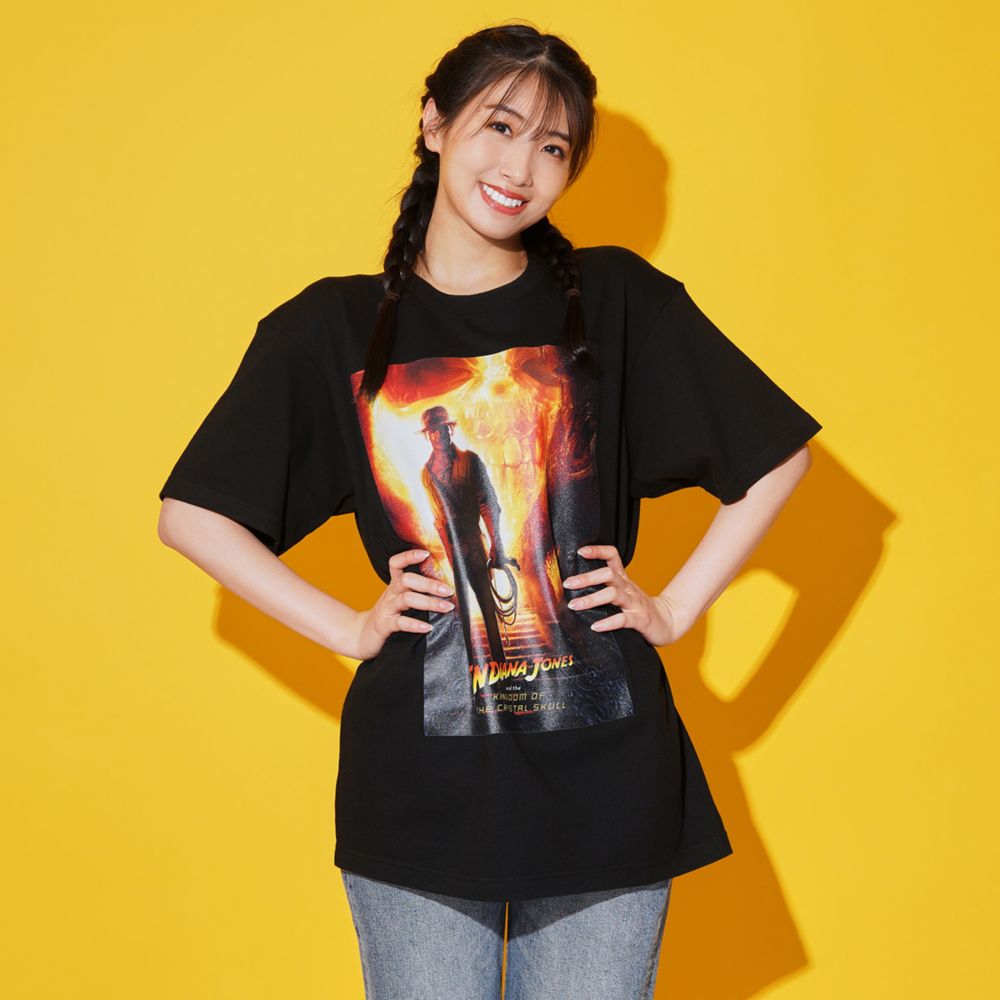 インディ・ジョーンズ クリスタル・スカルの王国 ポスターアート Tシャツ