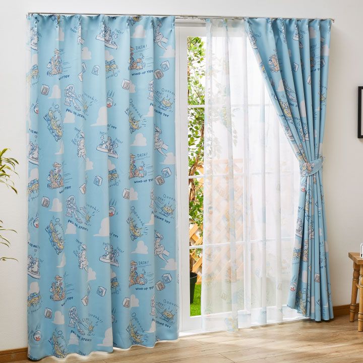 トイ・ストーリー2級 遮光遮熱カーテン2枚セット[SB-434]