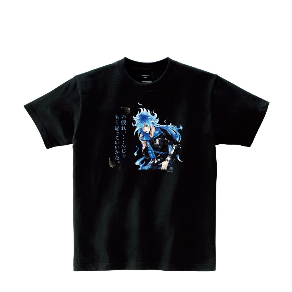 公式 ショップディズニー ノベルティ対象商品 キャラチョイ ツイステ イデア セリフtシャツ ブラック