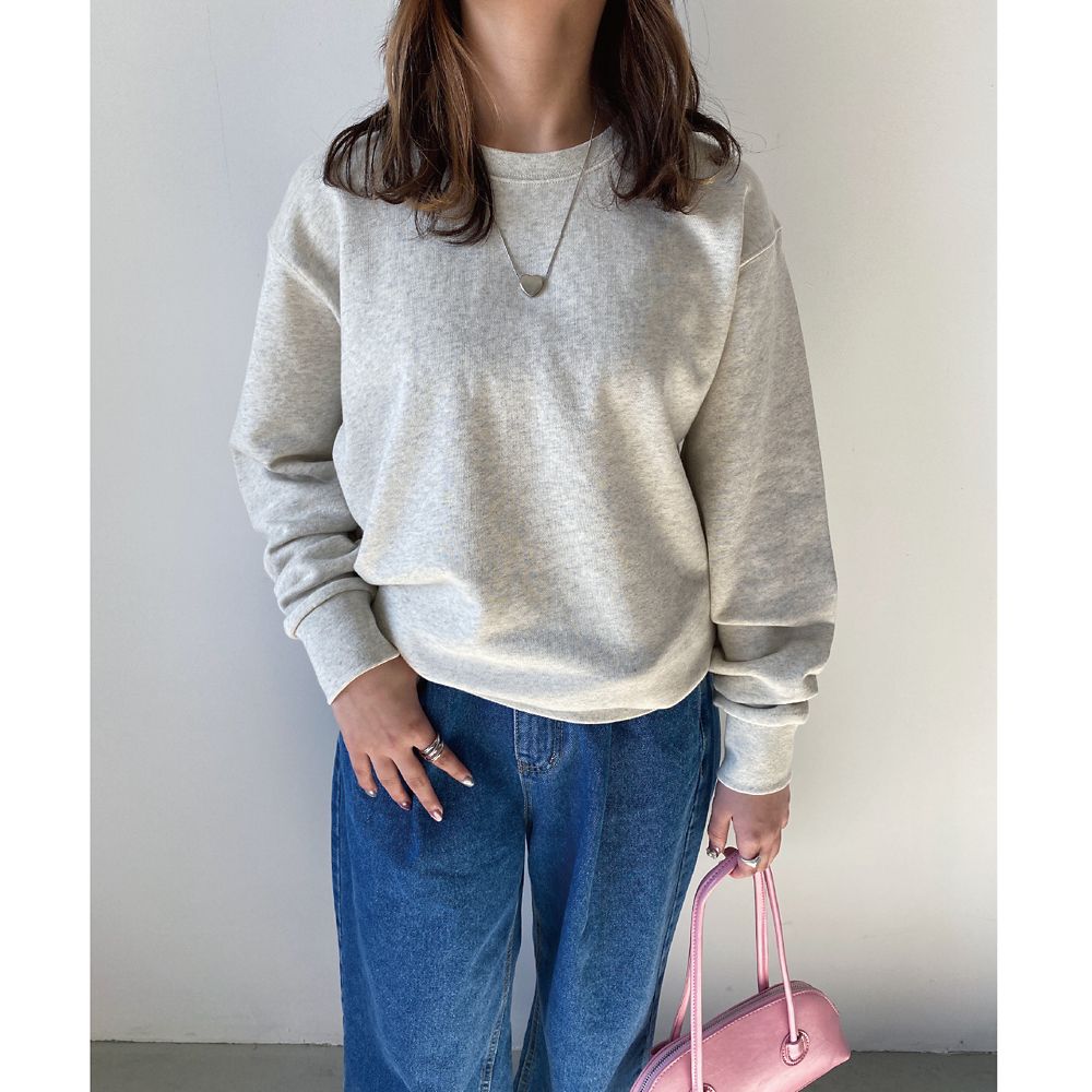 【キャラチョイ】CHATSW230203/TheAristocats/おしゃれキャット/マリー/スウェット/オートミール