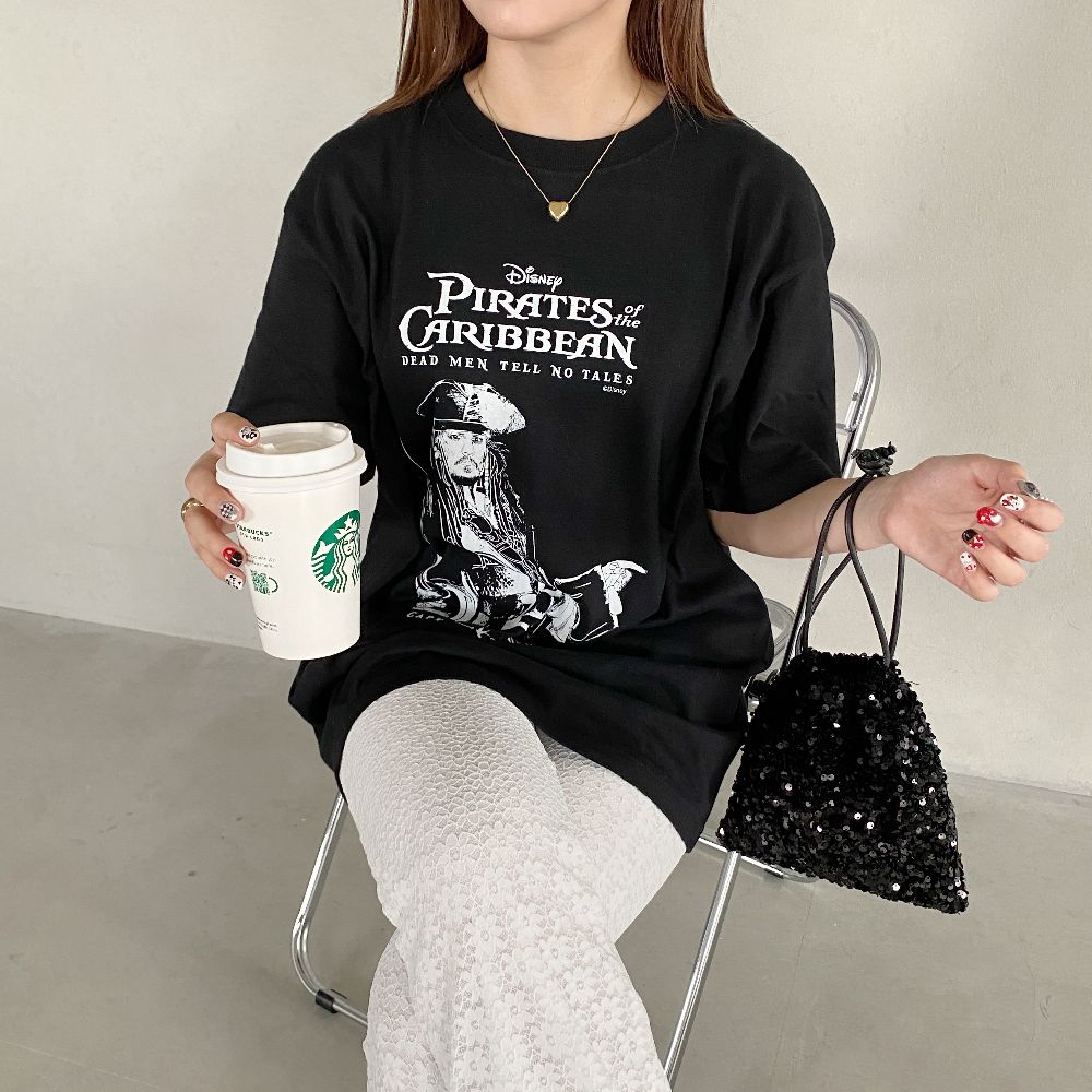 【キャラチョイ】POC/Jack Sparrow/Tシャツ/ブラック/CHDYST2305POC-Jack