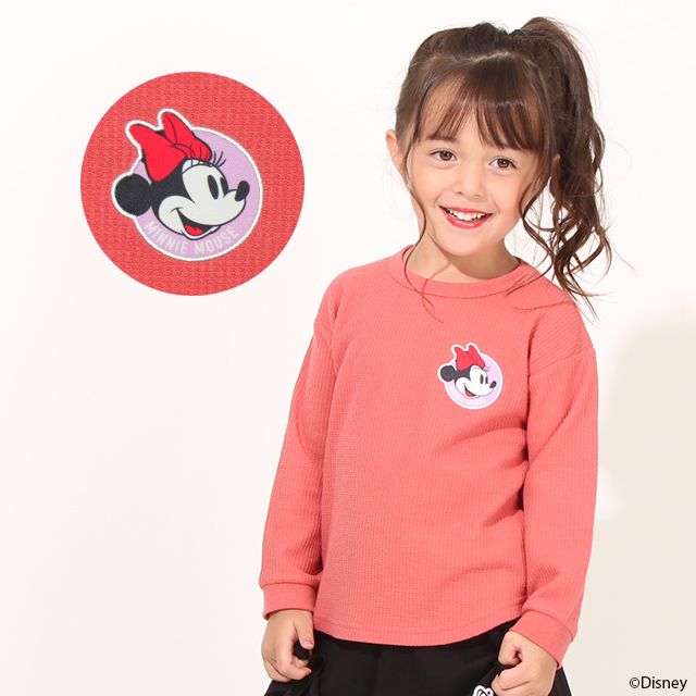 【ベビードール】 通販限定 ディズニー ワッフルロンT 7168K ミニー