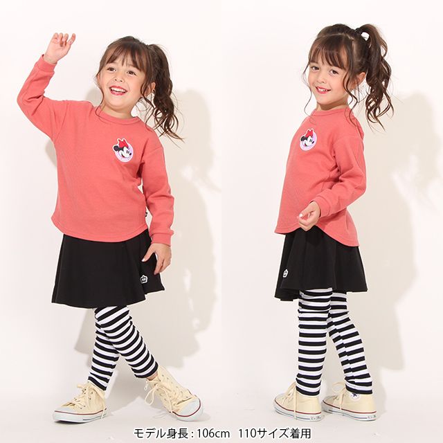 【ベビードール】 通販限定 ディズニー ワッフルロンT 7168K ミニー