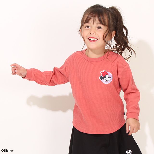 【ベビードール】 通販限定 ディズニー ワッフルロンT 7168K ミニー