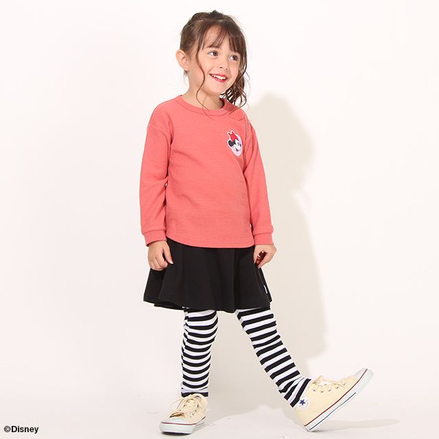 【ベビードール】 通販限定 ディズニー ワッフルロンT 7168K ミニー