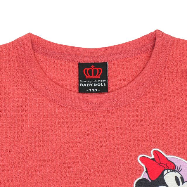 【ベビードール】 通販限定 ディズニー ワッフルロンT 7168K ミニー