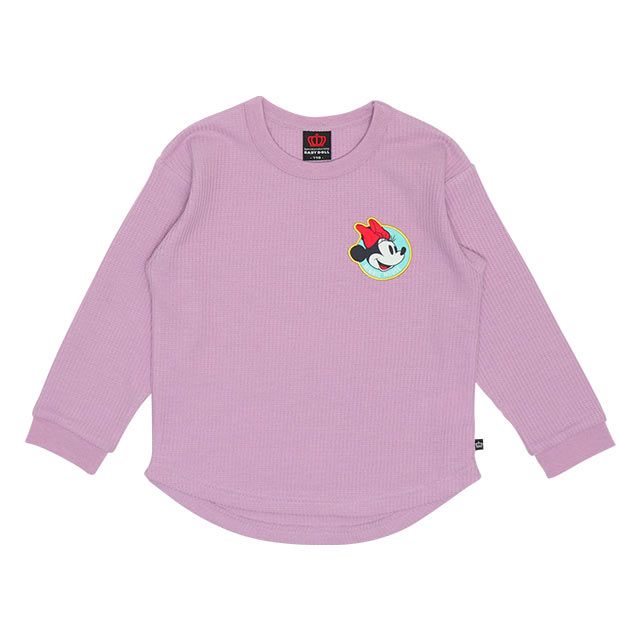 【ベビードール】 通販限定 ディズニー ワッフルロンT 7168K ミニー