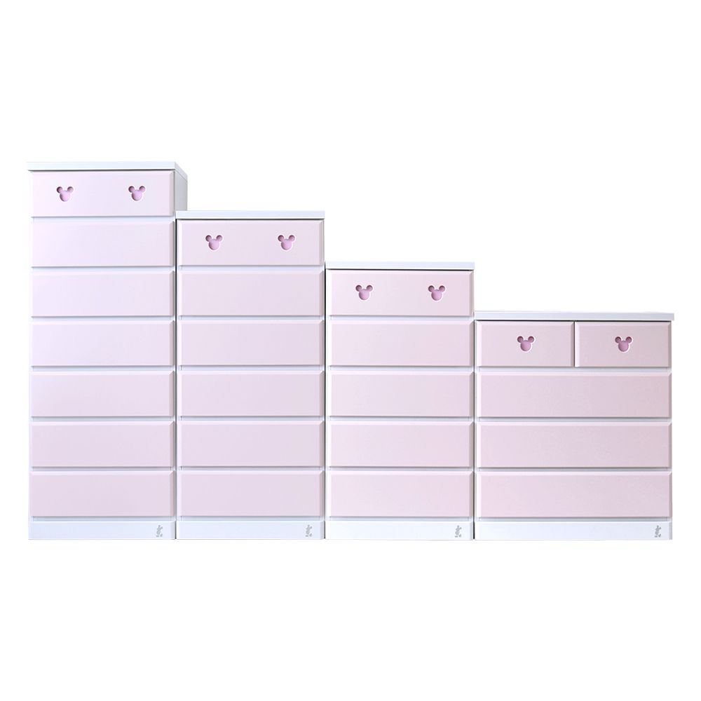 60cm幅6段エスターミッキー タンス 収納棚