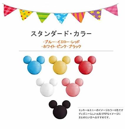 75cm幅6段 マカロンミッキー ホワイト タンス 収納棚