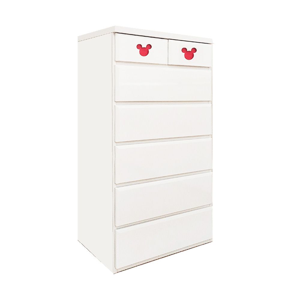 60cm幅6段　ミキット 木製 チェスト タンス