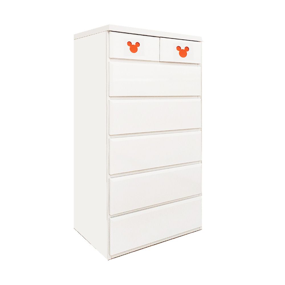 60cm幅6段　ミキット 木製 チェスト タンス