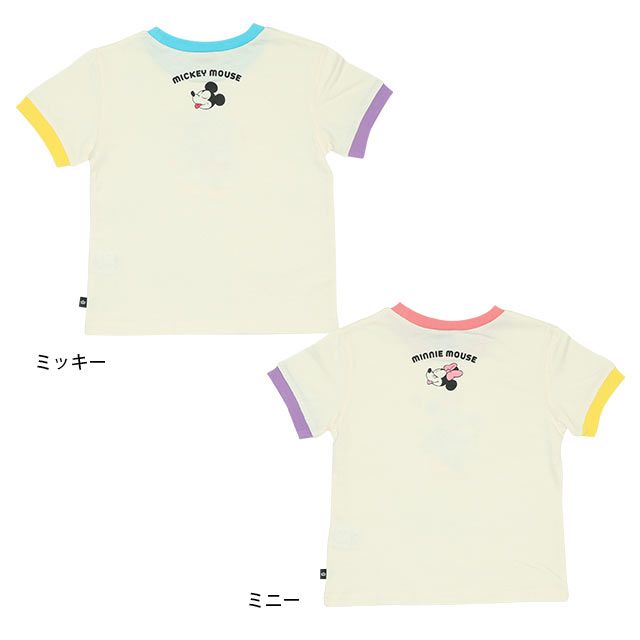 公式 ショップディズニー ベビードール ディズニー リンガー Tシャツ 6547k ミッキー