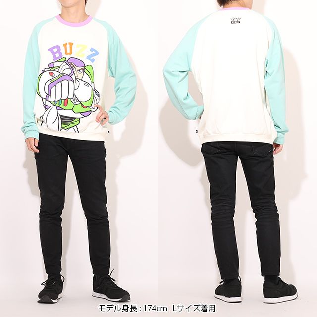 【ベビードール】 ディズニー 親子お揃い ディズニー トイストーリー キャラクター トレーナー 7067A バズライトイヤー