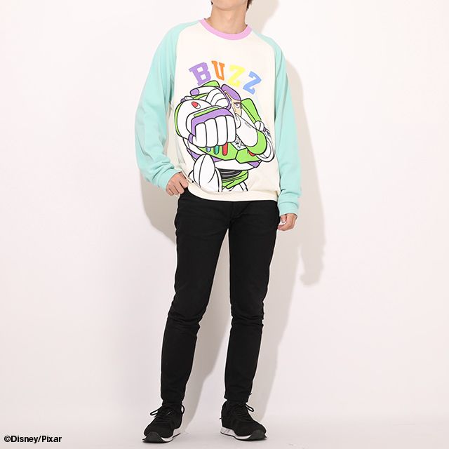 【ベビードール】 ディズニー 親子お揃い ディズニー トイストーリー キャラクター トレーナー 7067A バズライトイヤー