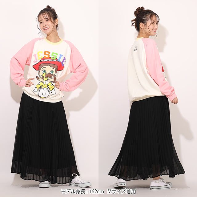 【ベビードール】 ディズニー 親子お揃い ディズニー トイストーリー キャラクター トレーナー 7067A ジェシー