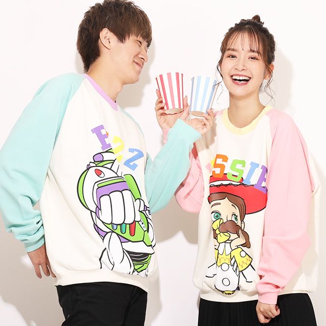 【ベビードール】 ディズニー 親子お揃い ディズニー トイストーリー キャラクター トレーナー 7067A ジェシー