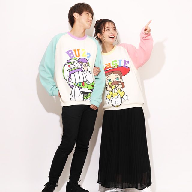 【ベビードール】 ディズニー 親子お揃い ディズニー トイストーリー キャラクター トレーナー 7067A ジェシー