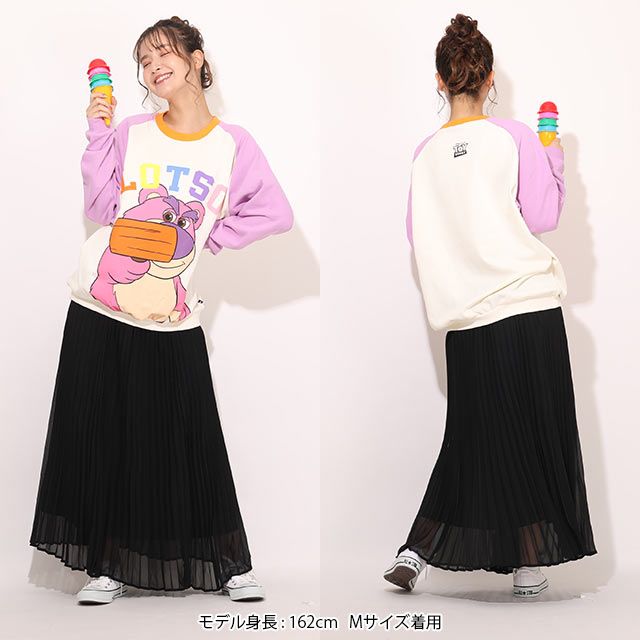 【ベビードール】 ディズニー 親子お揃い ディズニー トイストーリー キャラクター トレーナー 7067A ロッツォ