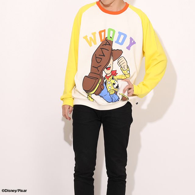 【ベビードール】 ディズニー 親子お揃い ディズニー トイストーリー キャラクター トレーナー 7067A ウッディ