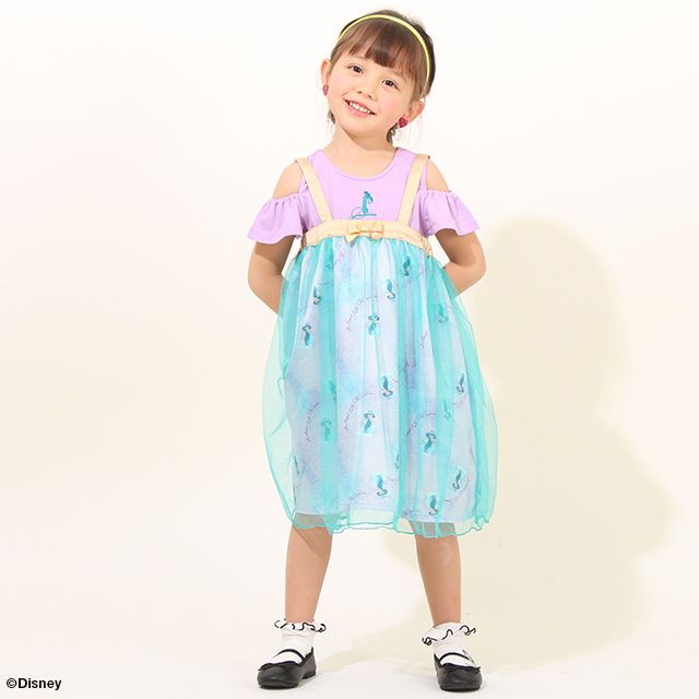 【ベビードール】ジャスミン プリンセス / 3WAYワンピースセット 7854K / ベビーサイズ キッズ トップス スカート ワンピース キャミワンピ ウエスト調整可 肩紐取り外し可 仮装 コスチューム コスプレ