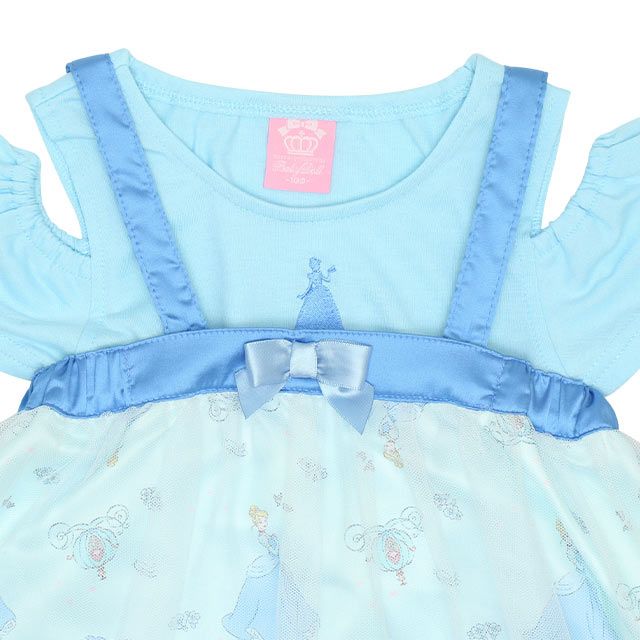 【ベビードール】シンデレラ プリンセス / 3WAYワンピースセット 7854K / ベビーサイズ キッズ トップス スカート ワンピース キャミワンピ ウエスト調整可 肩紐取り外し可 仮装 コスチューム コスプレ