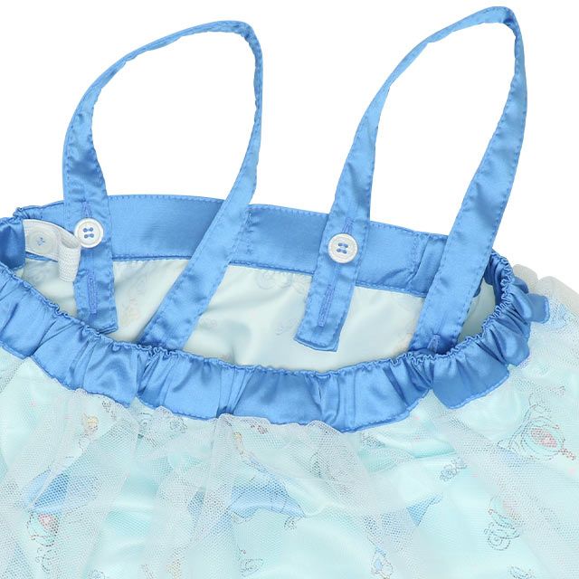 【ベビードール】シンデレラ プリンセス / 3WAYワンピースセット 7854K / ベビーサイズ キッズ トップス スカート ワンピース キャミワンピ ウエスト調整可 肩紐取り外し可 仮装 コスチューム コスプレ