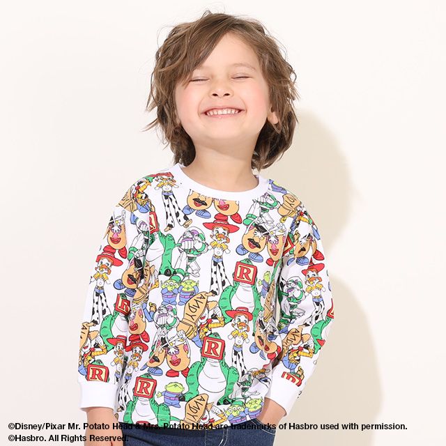 【ベビードール】ディズニー 総柄ロンT 7865K