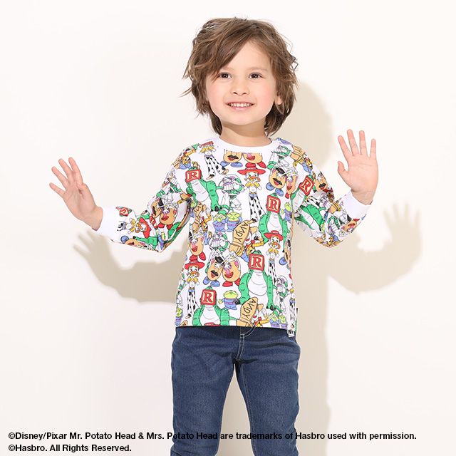 【ベビードール】ディズニー 総柄ロンT 7865K