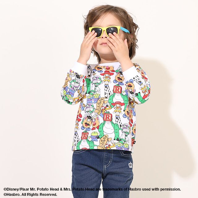 【ベビードール】ディズニー 総柄ロンT 7865K