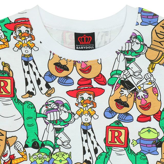 【ベビードール】ディズニー 総柄ロンT 7865K