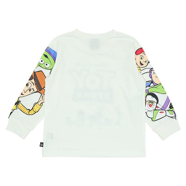 【ベビードール】親子お揃い ディズニー 袖キャラクターロンT 7867K