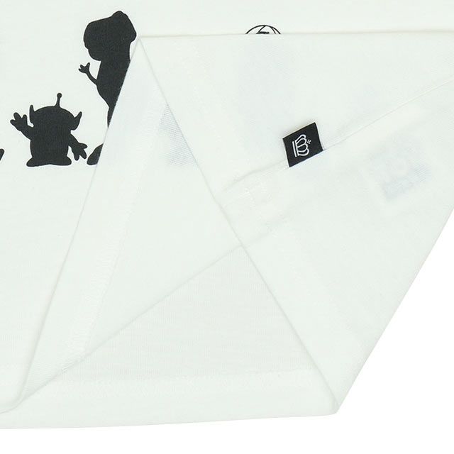 【ベビードール】親子お揃い ディズニー 袖キャラクターロンT 7867K