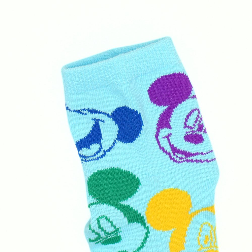 【ベビードール】ミッキー クルーソックスセット 7896 / ベビーサイズ キッズ くつ下 靴下 3足セット 3足組み 3点セット 10-13cm・13-16cm滑り止め付き