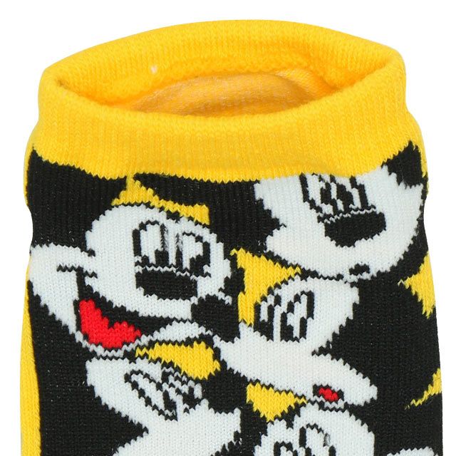 【ベビードール】ミッキー スニーカーソックスセット 7958 / ベビーサイズ キッズ くつ下 靴下 3足セット 3足組み 3点セット プチプラ 10-13cm・13-16cm滑り止め付き