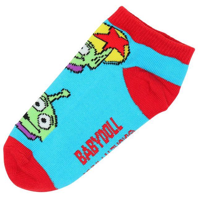 【ベビードール】トイ・ストーリー スニーカーソックスセット 7959 / ベビーサイズ キッズ くつ下 靴下 3足セット 3足組み 3点セット 13-16cm滑り止め付き