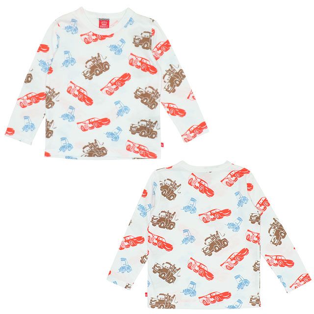 【ベビードール】ライトニング・マックィーン メーター カーズ 総柄ロンT 7967K