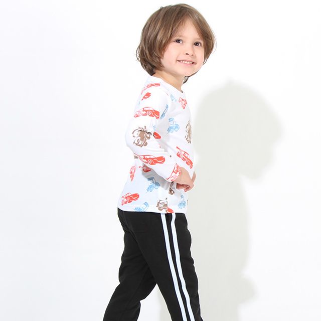 【ベビードール】ライトニング・マックィーン メーター カーズ 総柄ロンT 7967K