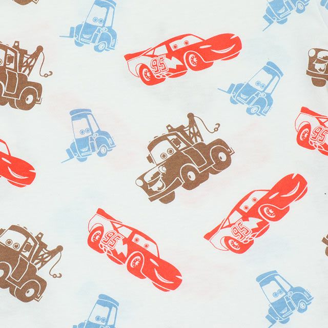 【ベビードール】ライトニング・マックィーン メーター カーズ 総柄ロンT 7967K