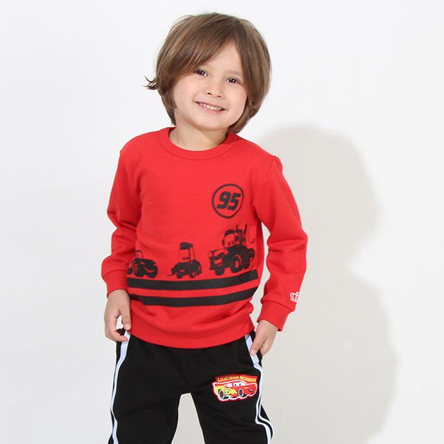 【ベビードール】ライトニング・マックィーン メーター カーズ プリントトレーナー 7968K