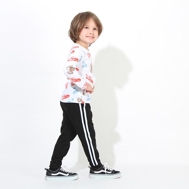 【ベビードール】ライトニング・マックィーン カーズ ワッペンロングパンツ 7969K