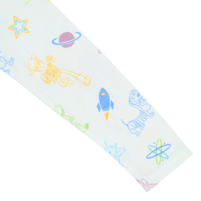 【ベビードール】トイ・ストーリー 総柄ロンT 7970K / キッズ トップス 長袖 天竺素材 バズ・ライトイヤー ウッディ レックス リトルグリーンメン スリンキー