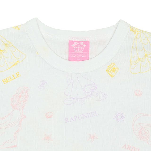 【ベビードール】ベル ラプンツェル アリエル プリンセス 総柄ロンT7973K