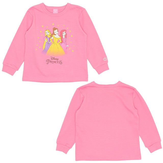 【ベビードール】ベル ラプンツェル アリエル プリンセス プリントトレーナー 7974K