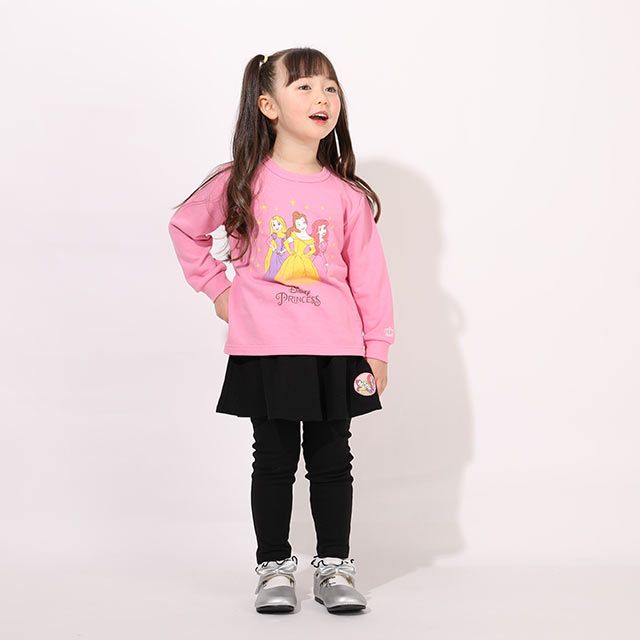 【ベビードール】ベル ラプンツェル アリエル プリンセス プリントトレーナー 7974K