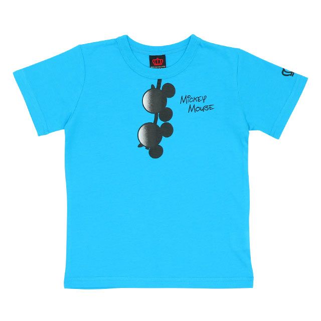 【ベビードール】ミッキー 親子お揃い つながるサングラスTシャツ 8019K