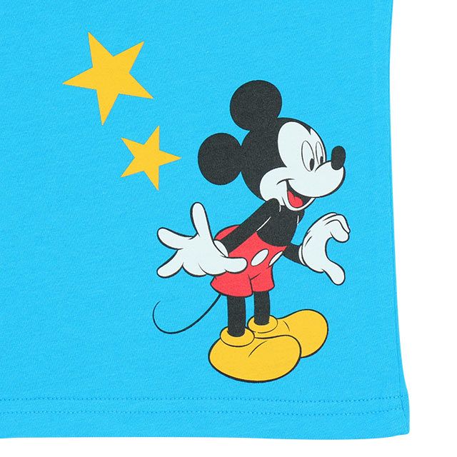 【ベビードール】ミッキー 親子お揃い つながるサングラスTシャツ 8019K