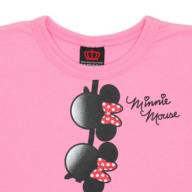 【ベビードール】ミニー 親子お揃い つながるサングラスTシャツ 8019K
