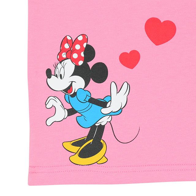 【ベビードール】ミニー 親子お揃い つながるサングラスTシャツ 8019K