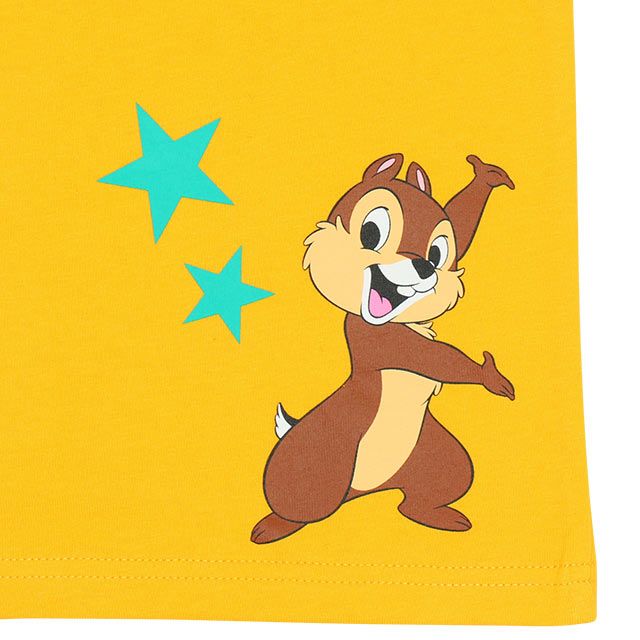 【ベビードール】チップ 親子お揃い つながるサングラスTシャツ 8019K